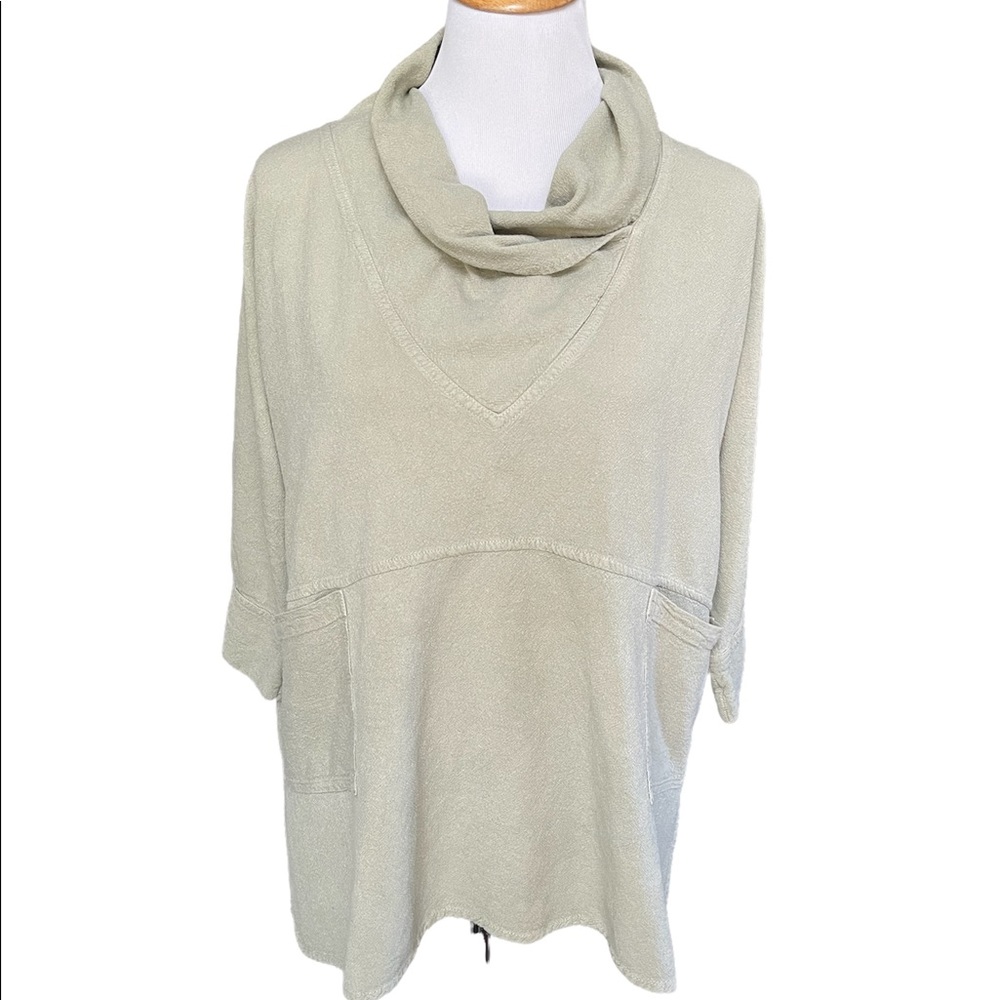 Soft Surroundings Linen blend top